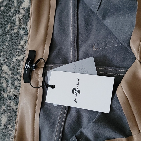 7 for all mankind leather pants - Picture 3 of 3